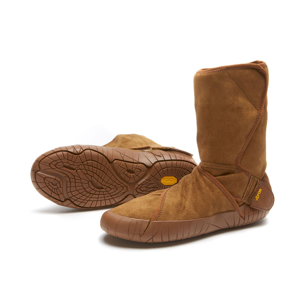 Vibram Furoshiki Classic Shearling Mid Womens Boots Brown Australia (MZD947312)